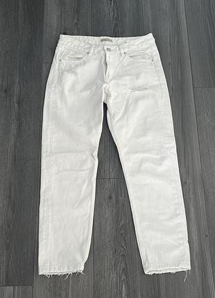Джинси білі crop xs