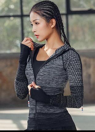 Спортивна кофта naqiya/ рашгард naqiya/ рашгард жіночий