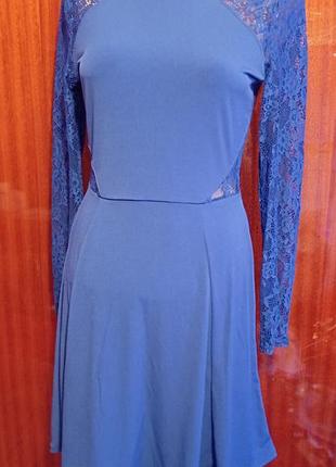 Плаття синє xs ска