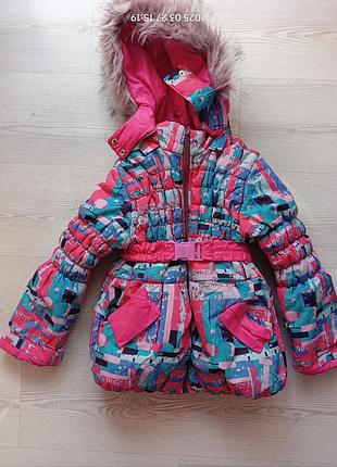Куртка на девочку 110 размер 2