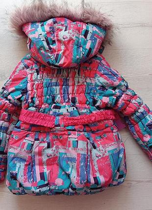 Куртка на девочку 110 размер 3