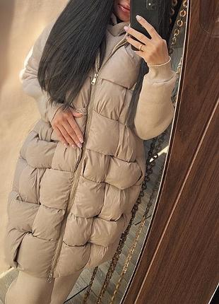 Жилетка  беж на замочку  s-l.