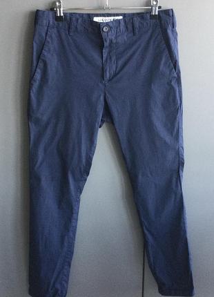Брюки облегченные lacoste slim fit синие р 38