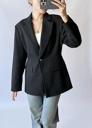 Новый приталенный пиджак жакет h&m
