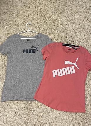 Футболка puma / рожева футболка puma