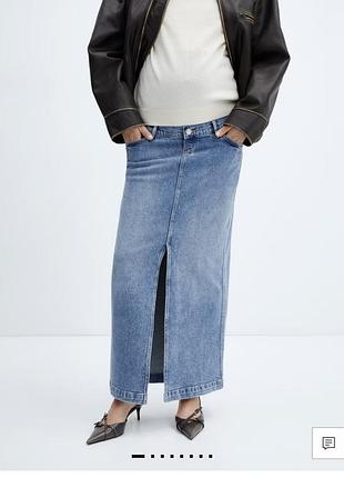 Спідниця джинсова для вагітних