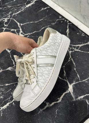 Кеды белые michael kors cosmo