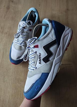 Фирменные мужские кожаные кроссовки  karhu, финляндия, р.45