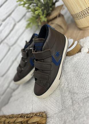 Converse кожаные кеды 3