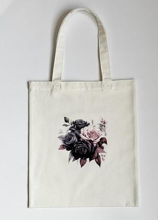 Шоппер с цветами