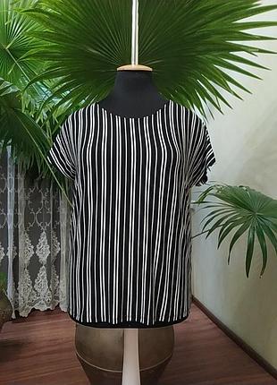 Вискозно- трикотажная футболка, батал, 18 размер