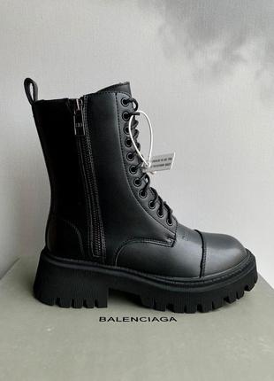 Ботинки черевики tractor fur winter black мех зима6 фото