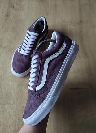 Стильні чоловічі замшеві кеди vans, р.42.