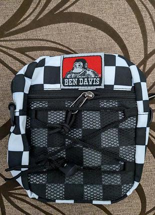 Сумка через плече ben davis checkerboard