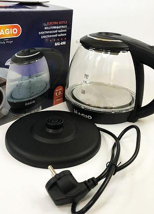 Электрочайник magio mg-496 1 л 900 Вт, качественный электрический чайник для дома
shafa доставка недоступна
