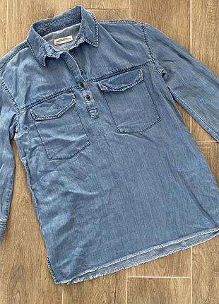 Джинсова сорочка zara