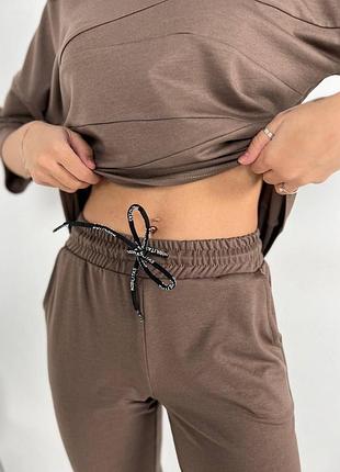 Женский спортивный костюм двунить кофта и штаны5 фото