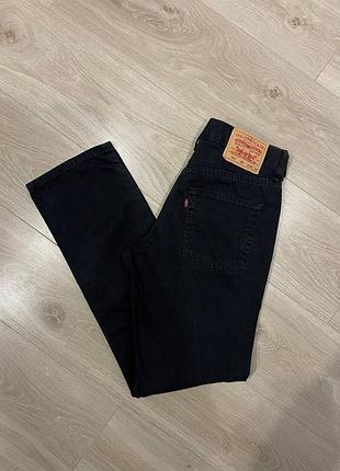 Винтажные джинсы levi’s 581 черные брюки levis