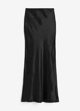 Юбка сатиновая макси