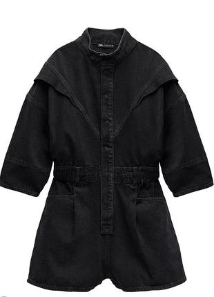 Джинсовый комбинезон zara