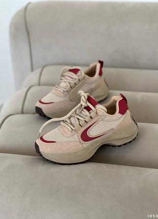 Кроссовки в самых тонких цветах этого сезона, эко-замша и обувной текстиль