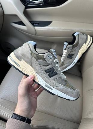 Кросівки new balance 991 dark beige