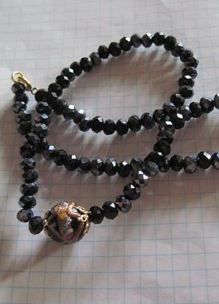 Намисто.ожерельє. Муранське та чеське скло.