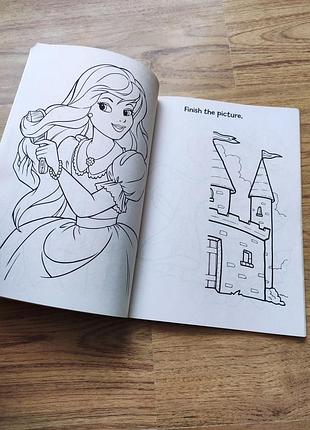 Дитяча розмальовка colouring activity book принцеси original usa princess