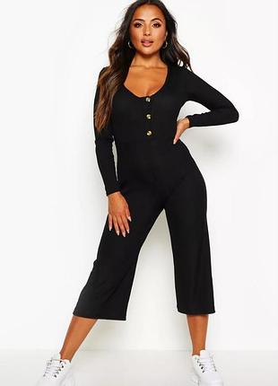 Комбинезон брючный, в рубчик, boohoo.