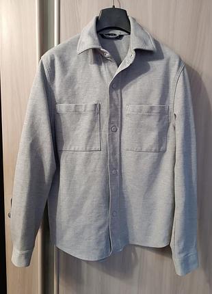 Теплая рубашка пиджак жакет zara