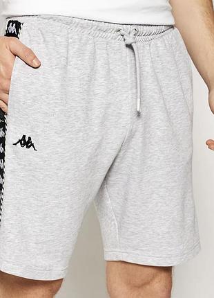 Спортивные шорты kappa italo sweat shorts grey