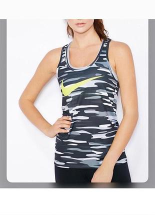 Майка nike leg racerback aop swoosh tank р.м