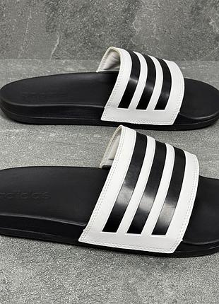 Чорні шльопанці тапочки adidas adilette gz5893