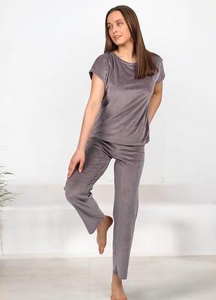 👑👑👑 пижама велюровая домашний комплект велюр плюш изысканная пижама