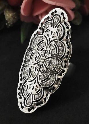 Срібне кільце, 925, чорніння, срібло