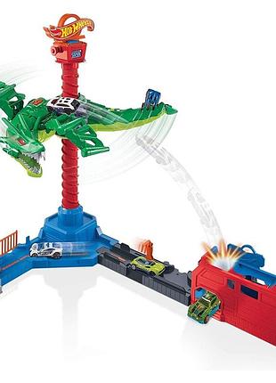 Дитячий трек хот вілс повітряна атака дракона hot wheels