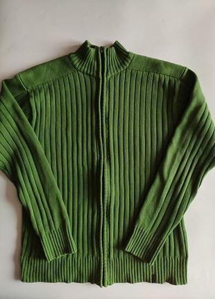 Кофта на молнии angelo litrico (c&a) p.xl green
