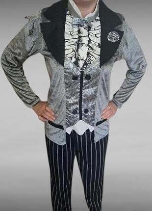 Взрослый костюм зомби фрак джентельмен смокинг аниматор до 170 см хеллоуин
