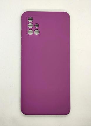 Силіконовий чохол бампер до samsung galaxy a51 (grape) 3
