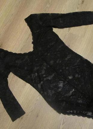 Очень сексуальное боди от topshop р 38 кружева