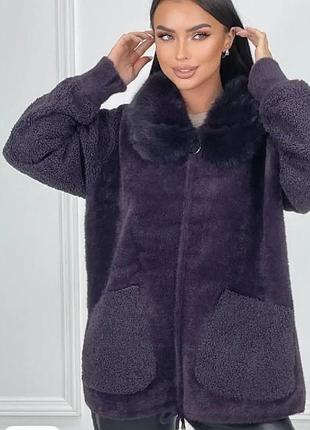 Куртка альпака в кольорах