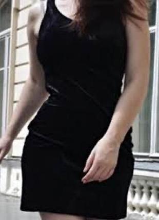 Маленькое черное платье мини винтаж
