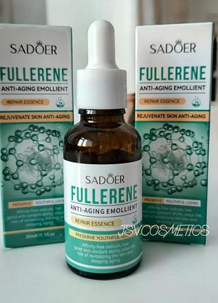 Сыворотка для лица антивозрастная с фуллеренами fullerene anti-aging elollient essence sadoer 30 мл