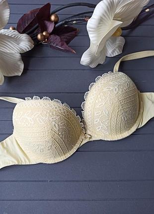 Кружевной бюстгальтер с пуш-ап 75в