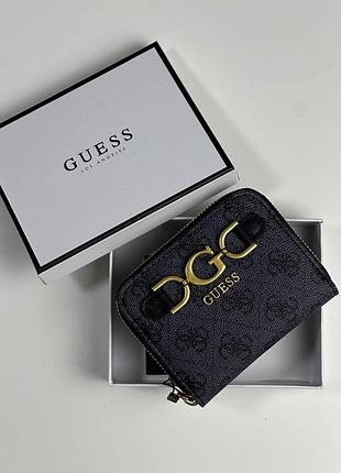 Женский кошелек guess, графит кошелек мини