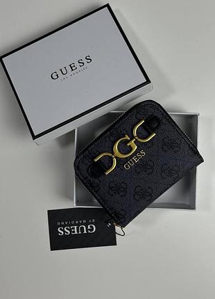 Женский кошелек guess, графит кошелек мини3 фото
