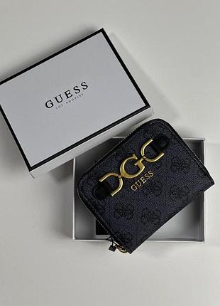 Женский кошелек guess, графит кошелек мини4 фото