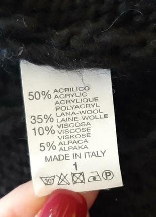 Свитер dins tricot италия накидка пончо туника4 фото