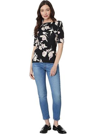 Ralph lauren. трикотажный топ цветной принт коттон р s/xs
