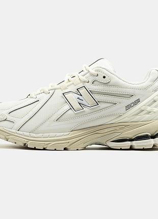 Кросівки нью беланс демісезонні new balance 1906 white beige, кросівки жіночі, чоловічі кросівки бежеві